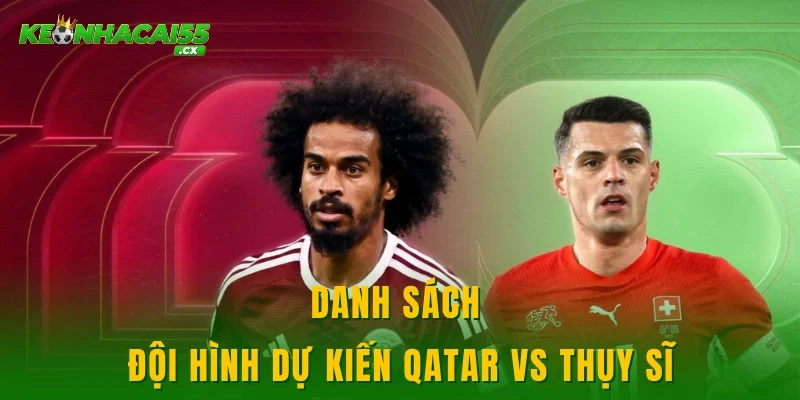 Danh sách đội hình dự kiến Qatar vs Thụy Sĩ
