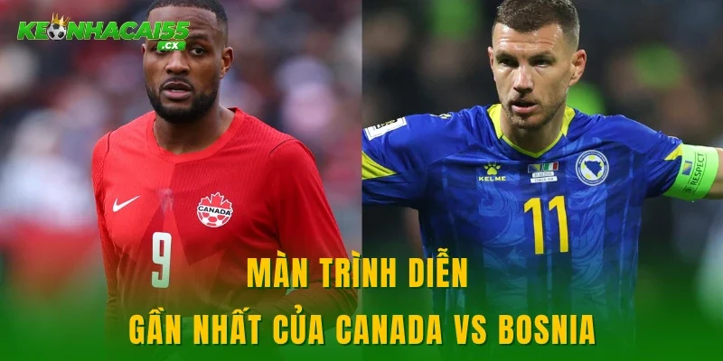 Màn trình diễn gần nhất của Canada vs Bosnia